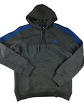 adidas Men's Essentials Pullover Hoodie Sweater (Medium, Dark Grey/Blue)