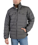 adidas Mens Snow Down Jacket Dark Grey M