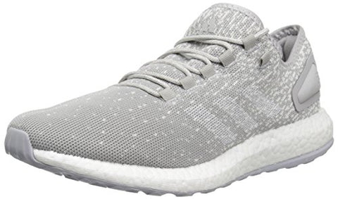 adidas Men's Pureboost Reigning Champ m Running Shoe, Grey/Chalk White/White, 7.5 M US