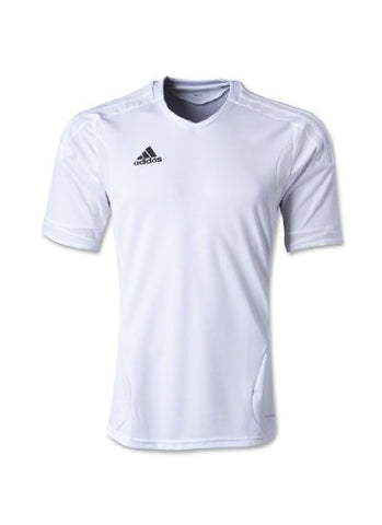 New Adidas Boys' Campeon 11 Jersey White/White/Black Youth Small