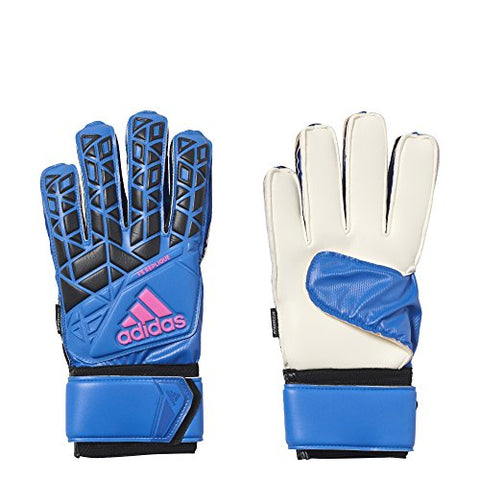 adidas Ace Fingersave Replique Goalkeeper Gloves - Soccer 10.5 Blue/Black/White