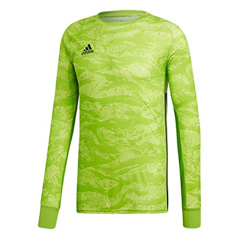 adidas ADIPRO 19 Goalkeeper Jersey Junior GK Shirt Semi Solar Green for Soccer Goalkeeping