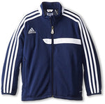 adidas Youth Climacool Tiro 13 Training Jacket, Small (Navy|Navy|White)