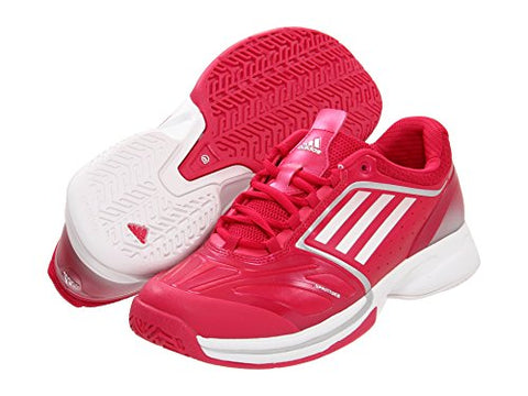 adidas Women's adizero Tempaia 2.0 Volleyball Shoe,Bright Pink/Running White/Metallic Silver,9.5 B US
