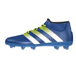 adidas ACE 16.1 Primeknit FG AG Junior, 5.5 D(M) US, Shock Blue/Semi Solar Slime/White