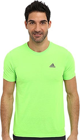 adidas Ultimate Short Sleeve Tee (SolarGreen/Darkgrey) XL