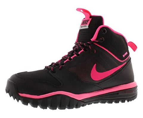 Nike Dual Fusion Hills Girl's Boots Size US 3.5, Regular Width, Color Black/Fuschia