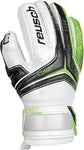 Reusch Kids Goalkeeper Ceptor Sg Finger Support Black/Green/Gecko Gloves - 5