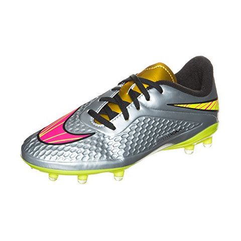 Nike Jr. Hypervenom Phelon Premium FG Soccer Cleat (Chrome) 4.5Y