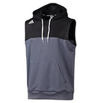 adidas Men's March Madness Sleeveless Hoodie Onix XL