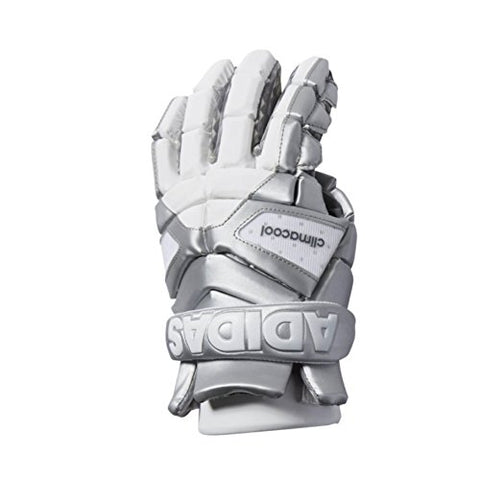 adidas Performance EQT Berserker Lacrosse Gloves, Silver, 13"